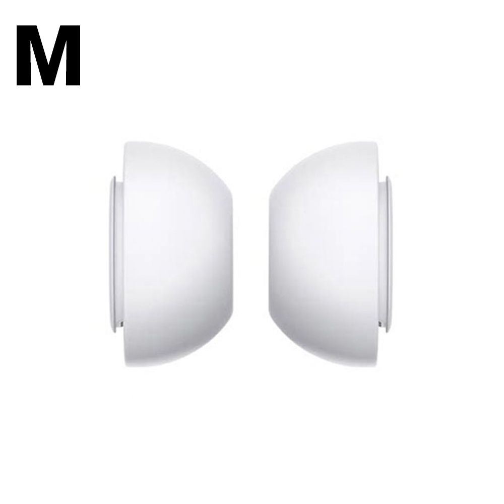 Soft Silicone Ear Tips for Airpods Pro 1/2 Protective Earbuds Cover with Noise Reduction Hole Ear-pads for Apple Air Pods Pro: S / Snow