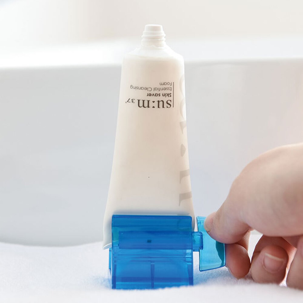 Multifunction Toothpaste Tube Squeezer Rolling Toothpaste Easy Portable Plastic Dispenser Bathroom Accessories Sets