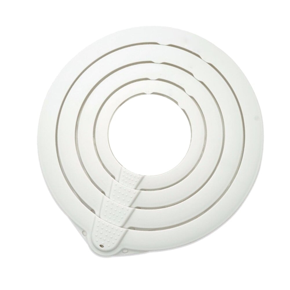 1 Set Vide Couvercle Scellant Alimentaire Frais Joint Bol Coupe Outil Portatif pour Cuisine MDJ998: white 4 pcs