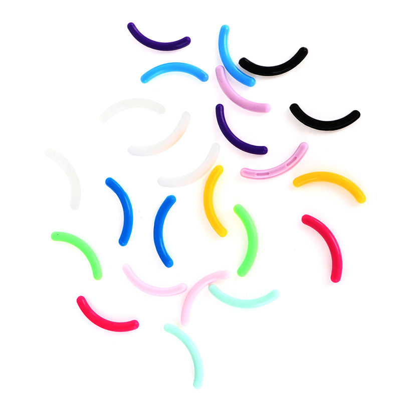 20 stuks damesmode navulling wimperkruller rubber elastische vervanging pad siliconen gel clip pads oogmake-up gereedschap