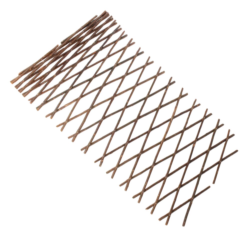 Utvidbar uttrekkbar plante klatre espalier hage gjerde balkong personvern ramme verftet dekorasjon diy anti-etsende tre hjem