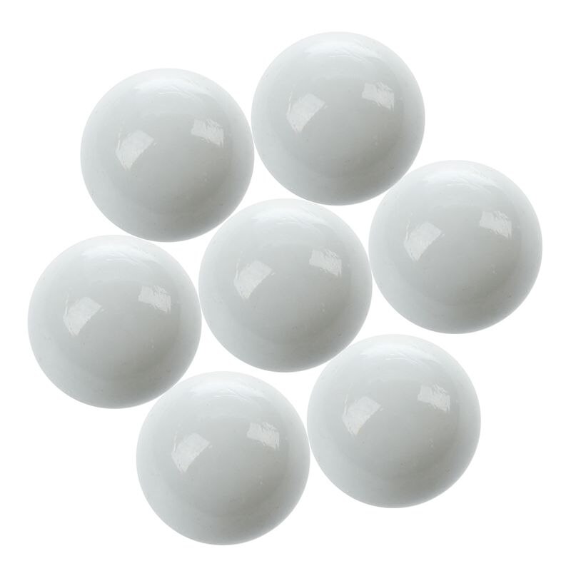 10 Pcs Marmi 16 millimetri biglie di vetro Knicker palline di vetro della decorazione di colore pepite giocattolo bianco