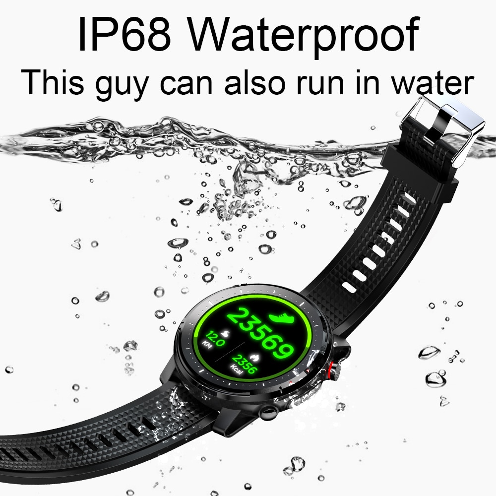 696 l15 360 x 360 pixels smart watch herre pulsmåler armbånd blodtryk vandtæt sport smartwatch armbånd