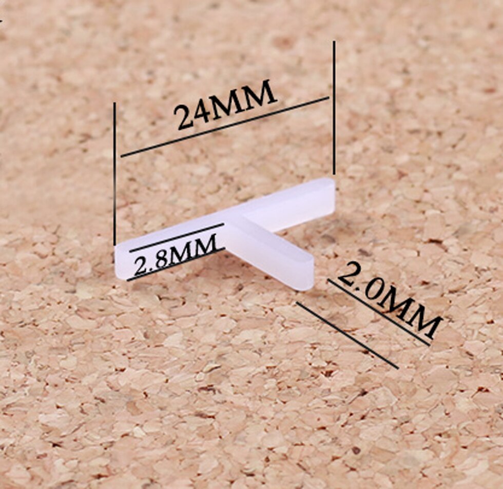 Brand Tile Line Tileline T-Shape Tiling Spacers Tile Spacer Of T Shape 5mm 100pcs