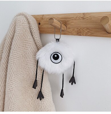 Backpack Waterproof Anti-theft Oxford Cloth Simple College Wind Bag Youth Girl Backpack Hair Ball Pendant: pendant