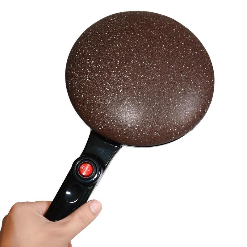 Portable Electric Crepe Maker Machine Pizza Pancake Machine Non-stick Griddle Baking Pan Cake Machine Kitchen Cooking Tools