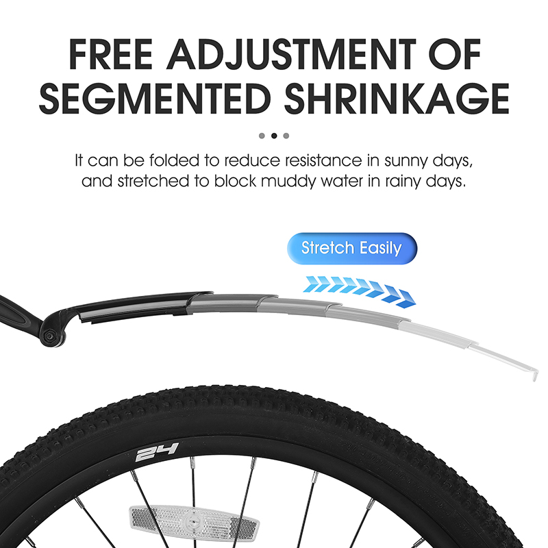 WEST BIKING – garde-boue universel pliable pour vélo, vtt, garde-boue avant et arrière, ailes de roues de cyclisme, garde-boue pour vtt