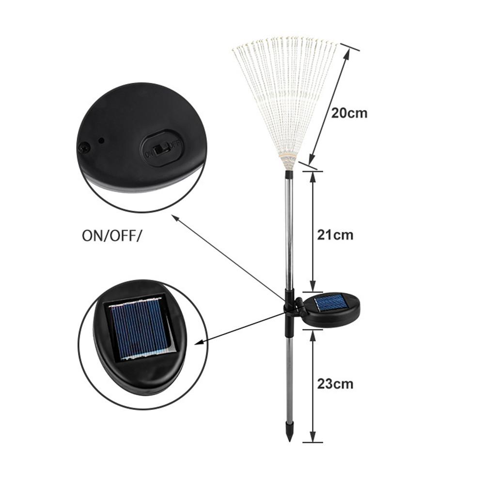 105 led solar ljus maskros ljus julfest bröllop trädgård dekoration lampor trädgård lampa utomhus trädgård dekoration