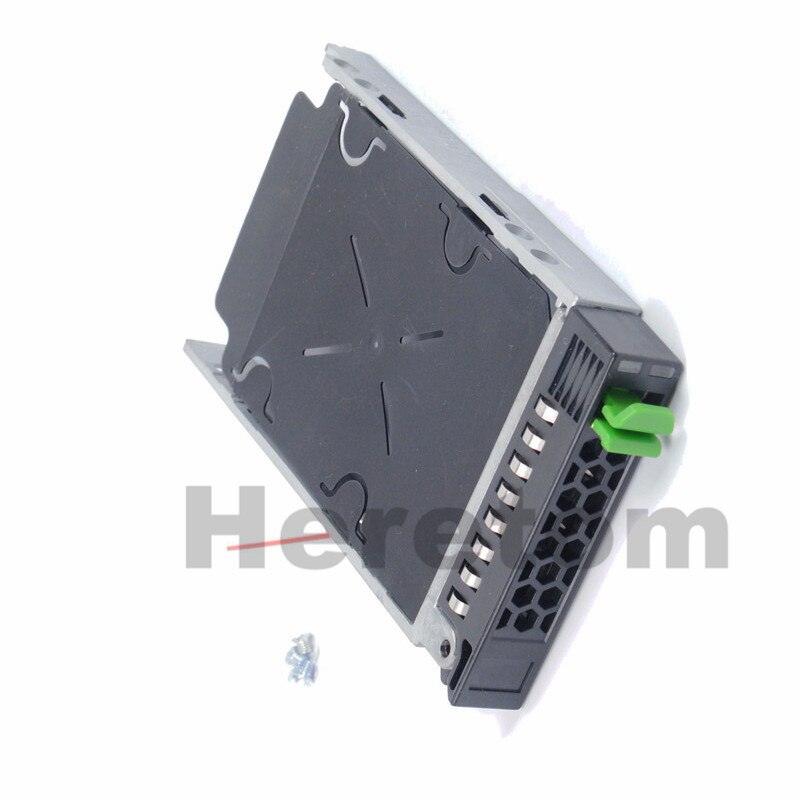 Heretom NUOVO 2.5 &quot;SAS SATA HDD Drive Tray Caddy per Fujitsu TX100 TX120 TX140 TX150 TX200 TX300 TX600 S1 s2 S5 S6 S7