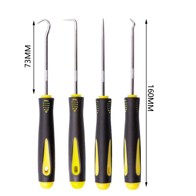 Juego de 4 unids/set de destornilladores de sello de aceite de coche, herramientas manuales de artesanía de aceite para vehículos: 160mm