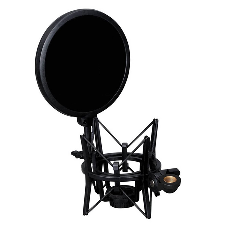 microphone holder with integrated microphone Mic shield filter: Default Title