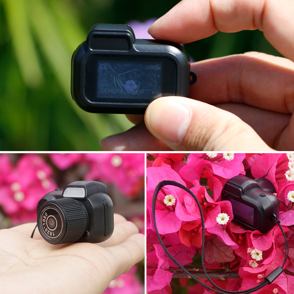S5 Retro Mini Camera With Screen Indoor Home Outdoor 1080p Sports Portable Vintage Very Small Mini Camera Video Recorder Y3000