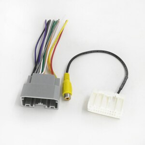 Biurlink Car Camera Rear RCA Plug Reversing Convert Video Cable Harness Wire For Jeep Wrangler Compass Rubicon Patriot: one set cable