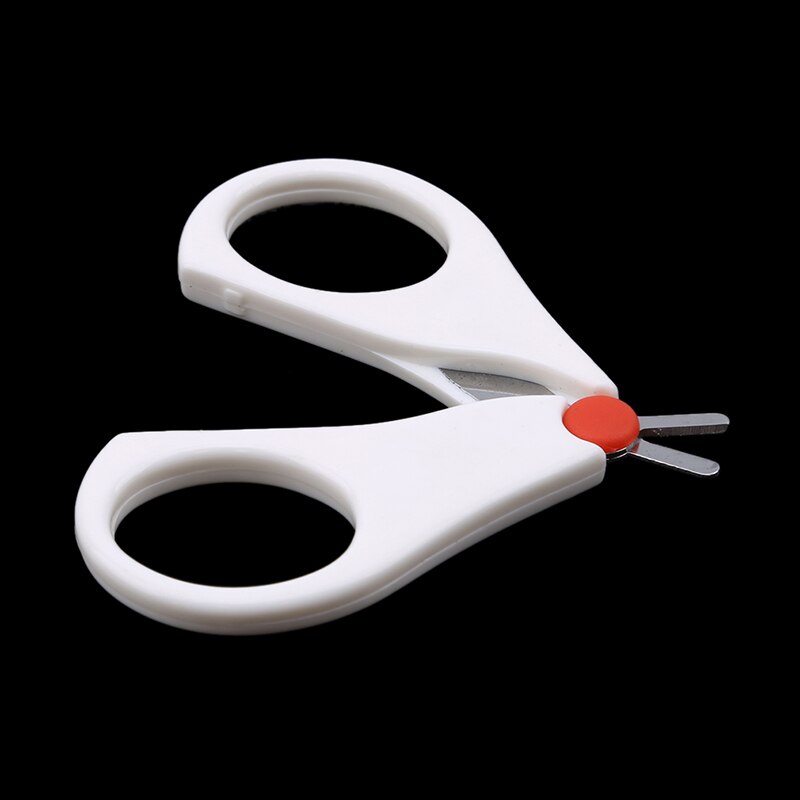 Handige baby roestvrijstalen veiligheidsnagelknipper, schaar, witte kleur, ronde kop, trimmer voor babyverzorging