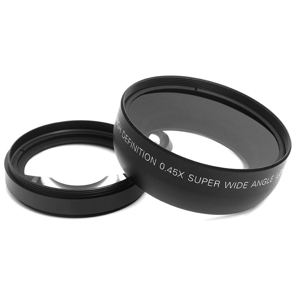 55mm 0.45X Wide Angle Lens Home Accessories Fish Eye Attachment Macro Clear Studio Screen Subject Scenery For Nikon D70 D3200