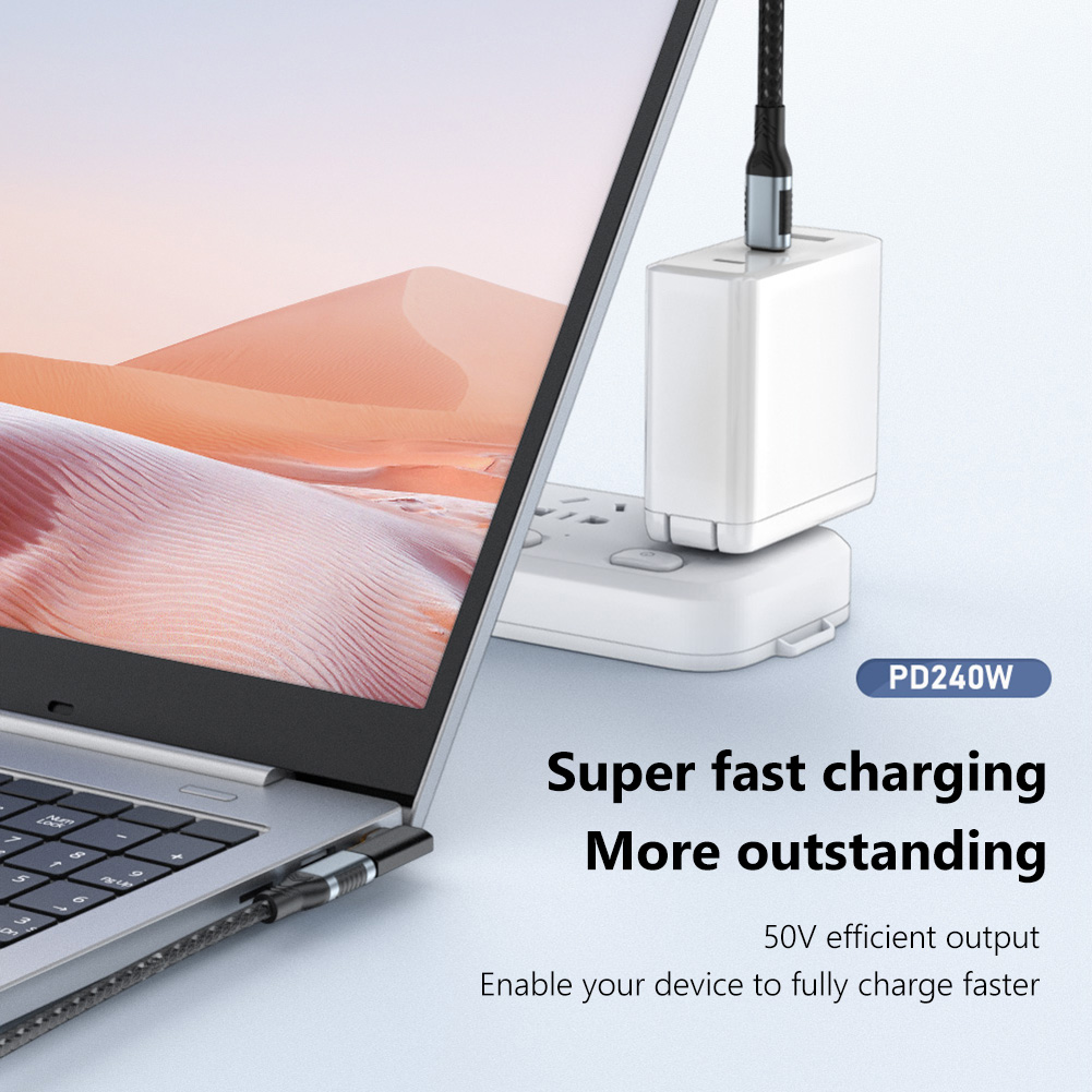 PD240W Fast Charging Adapter USB Type-C OTG Adapter 40Gbps Fast Charging Converter USB 4.0 8K HD Video Audio for Macbook Phone