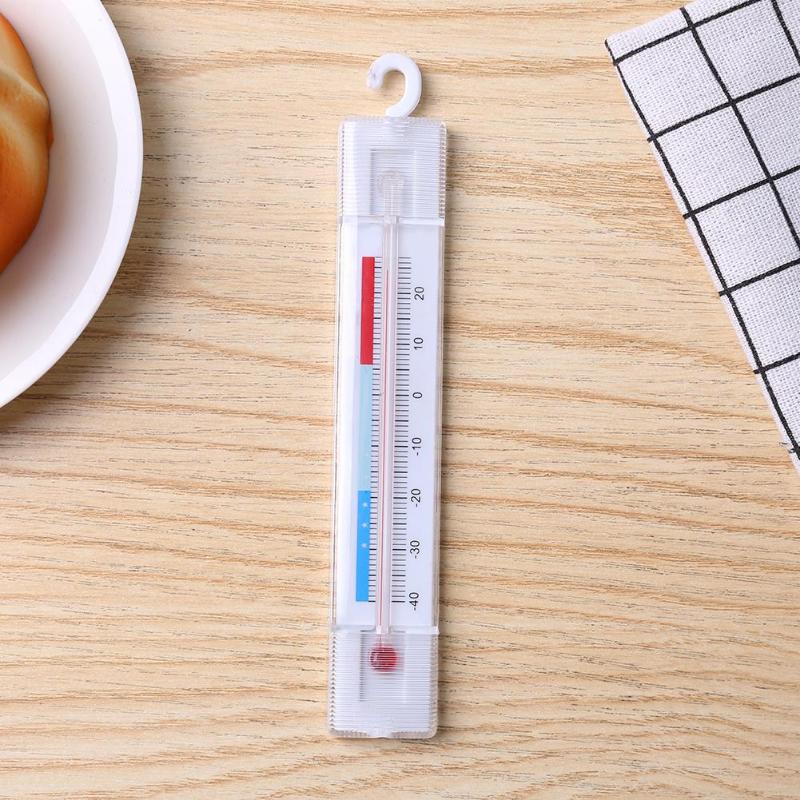 Indoor Household Fridge Thermometer Freezer Refrigerator Dial Thermometer with Hook Mini Temperature Meter -30~40 degree