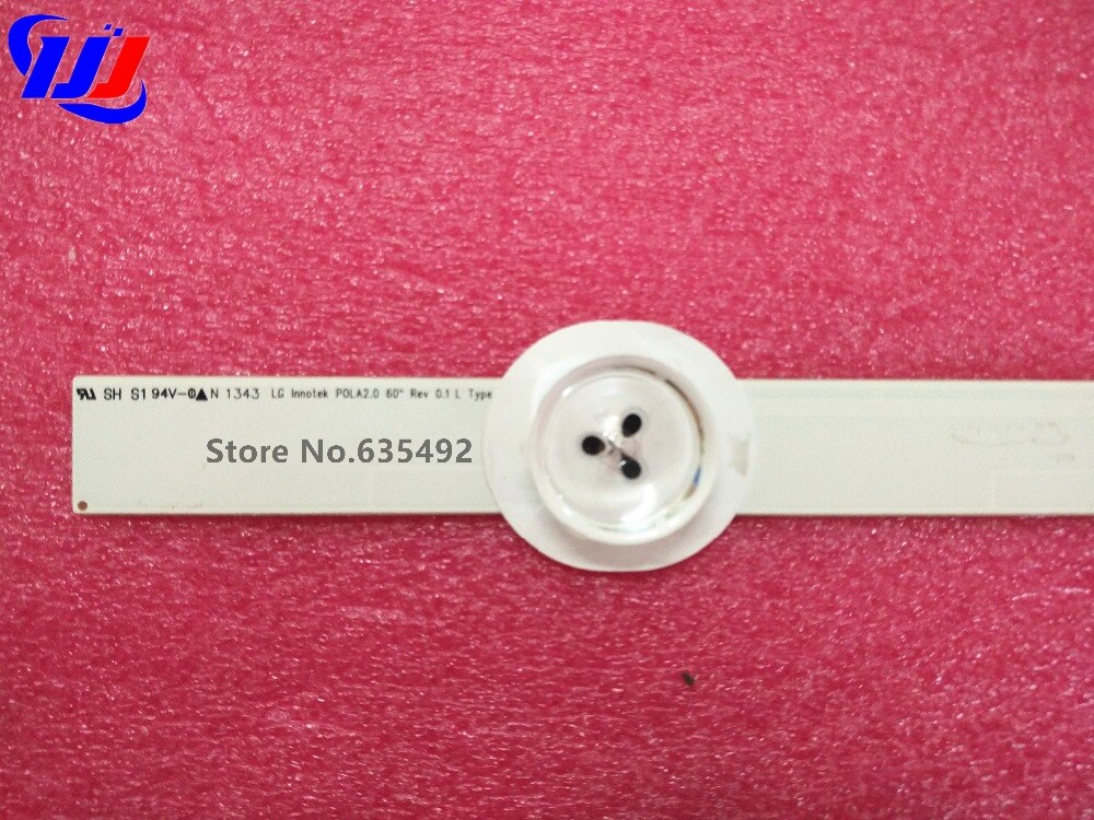 Led backlight scherm Voor LG 60 inch 60LA6200-CA P0LA2.0 Rev 1.0 1 stks = 8led