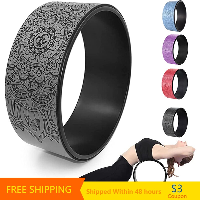 Patroon Crescent Patroon Pilates Ring Fitness Roller Ondersteuning Terug Training Tool Home Gym Oefening Taille Apparatuur Yoga Wiel