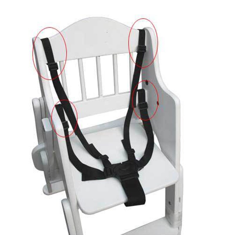 Barnestol bærbar 5- punkt sele klapvogn høj stol barnevogn buggy bilsele rem børn børnebeskyttelse sæde sikkert bælte -25