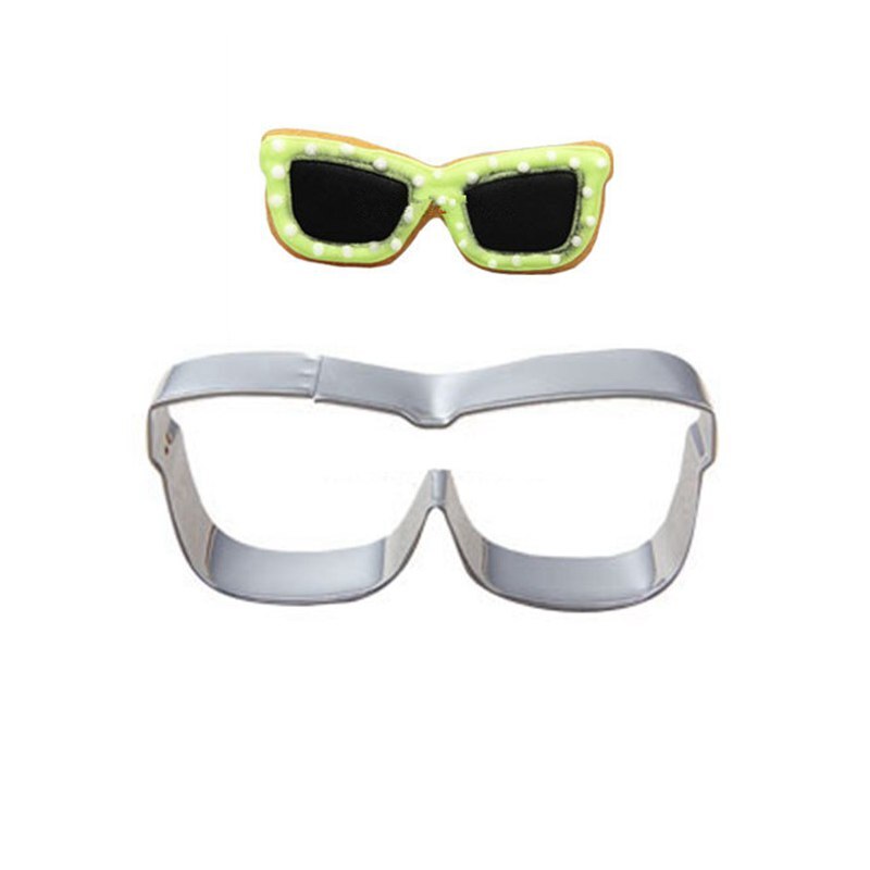 3 teile/satz Schnurrbart Krawatte Sonnenbrille Rahmen Metall Cookie Schneider Backformen Kuchen Dekorieren Keks Stempel Küche Backen Zubehör