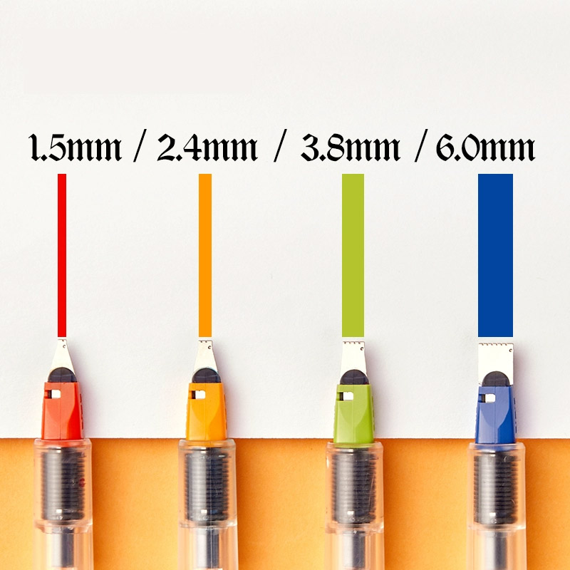 Original PILOT Parallel Art Pen 1.5 3.8 6.0 mm Calligraphy Pen for Gothic, Arabic & Specialty Scripts (Broad Edge Drawing Tool