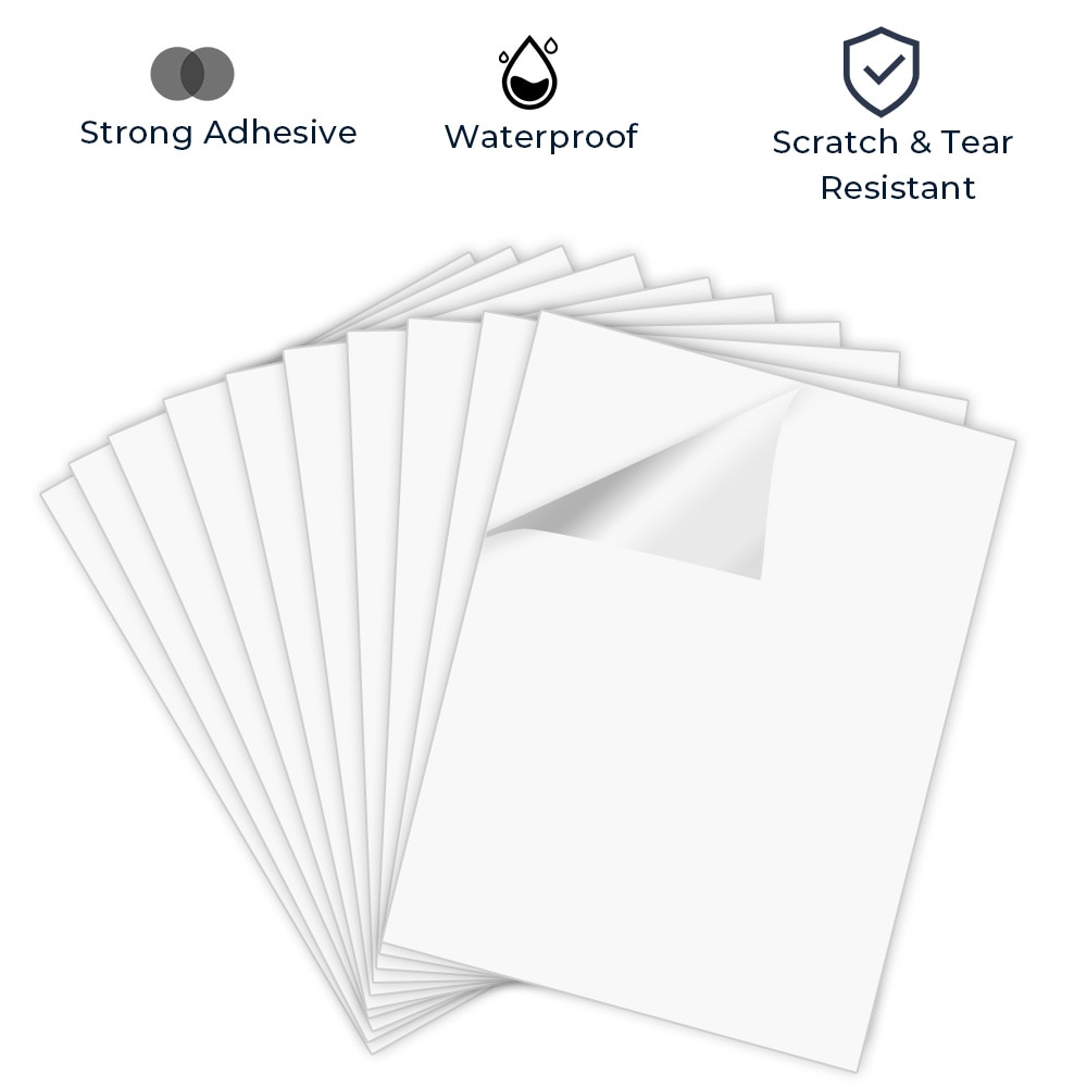 50 blätter matt Druckbare Vinyl Aufkleber Papier A4 (210*297mm) inkjet Drucker Papier für Inkjet drucker DIY Handwerk Kopie Papier