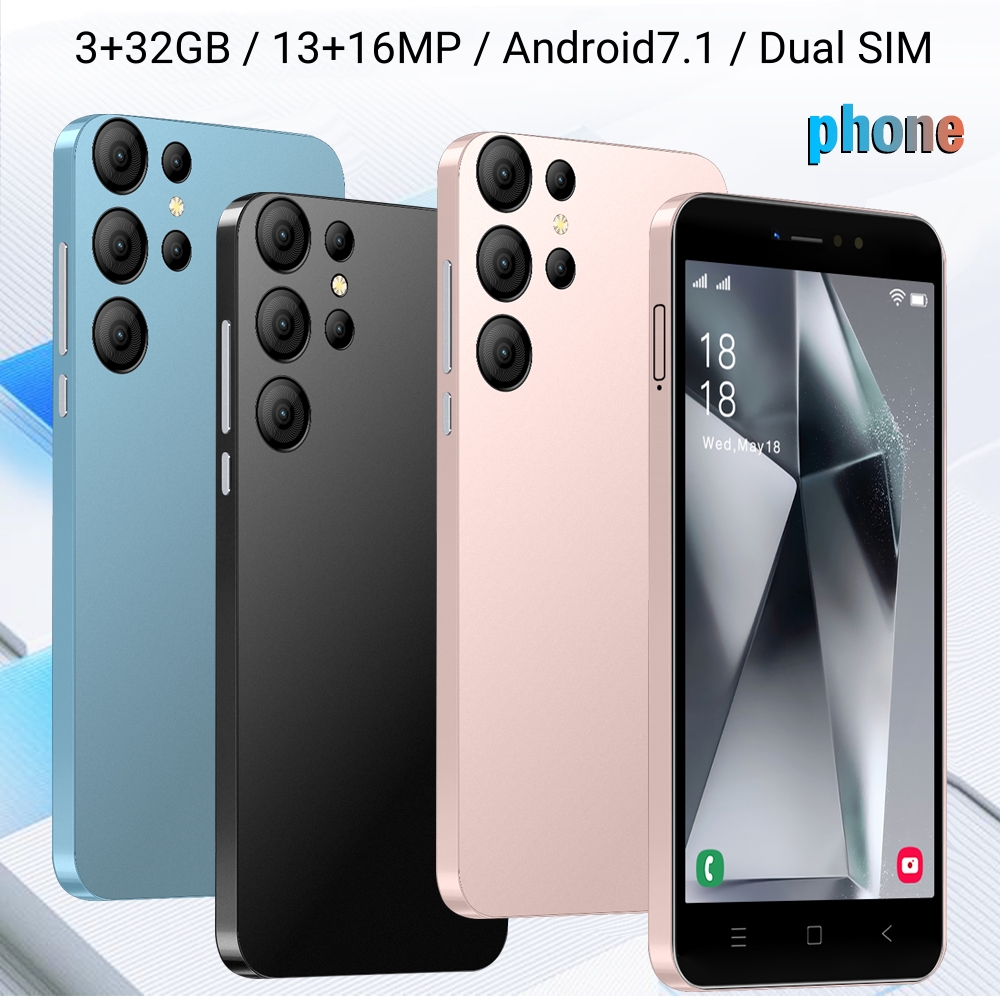 FUFFI-Smartphone, 6,1 polegadas, 3 + 32 GB ROM, câmera de 16 MP, Android, rede 4G, telefones celulares, SIM dupla, Octa Core, celulares