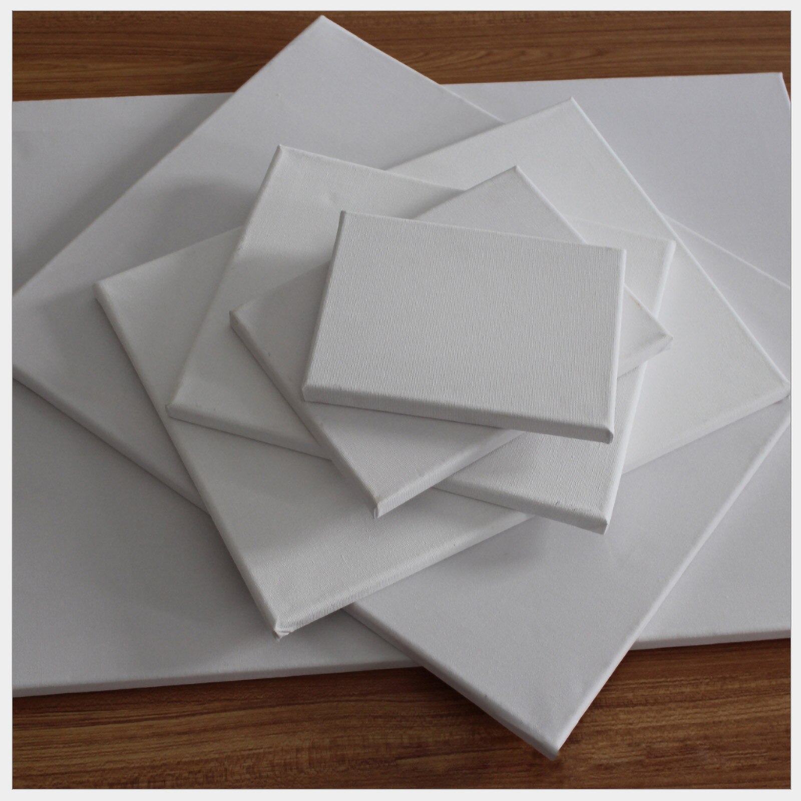 1 Pcs/set Mini Blank Canvas For Painting Acrylic Paint With Easel Art Supplies For Painting Artist Stationery Kids