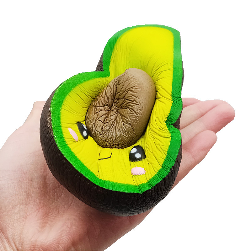 Fai da te Pesca Mango Antistress Squishy Giocattoli Simulato Serie di Frutta Lento Aumento Alleviare Lo Stress Giocattolo Divertente per il Bambino Adulto Regalo di Natale