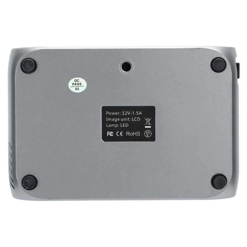 home theater sound system Mini Projector Silver Micro Portable 1080P LED Multi-Function for Home Theater 100-240V home cinema