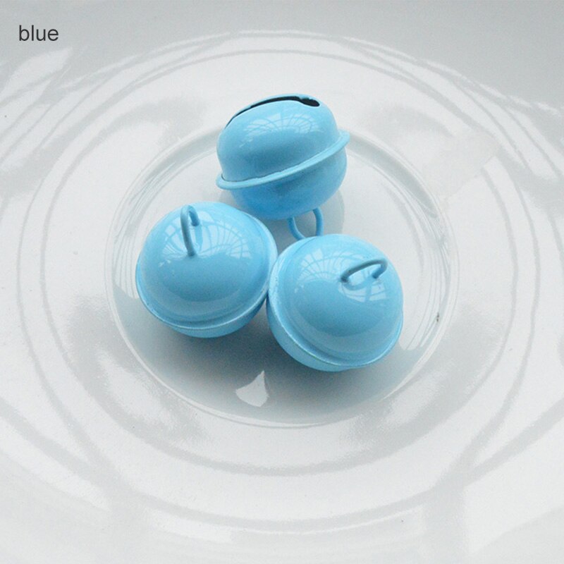 20 Stks/set Jingle Bells Handgemaakte Snoep Kleur Diy Ambachten Kerst Kleine Bells Boom Decoratie Jaar 'S Accessoires: Blauw
