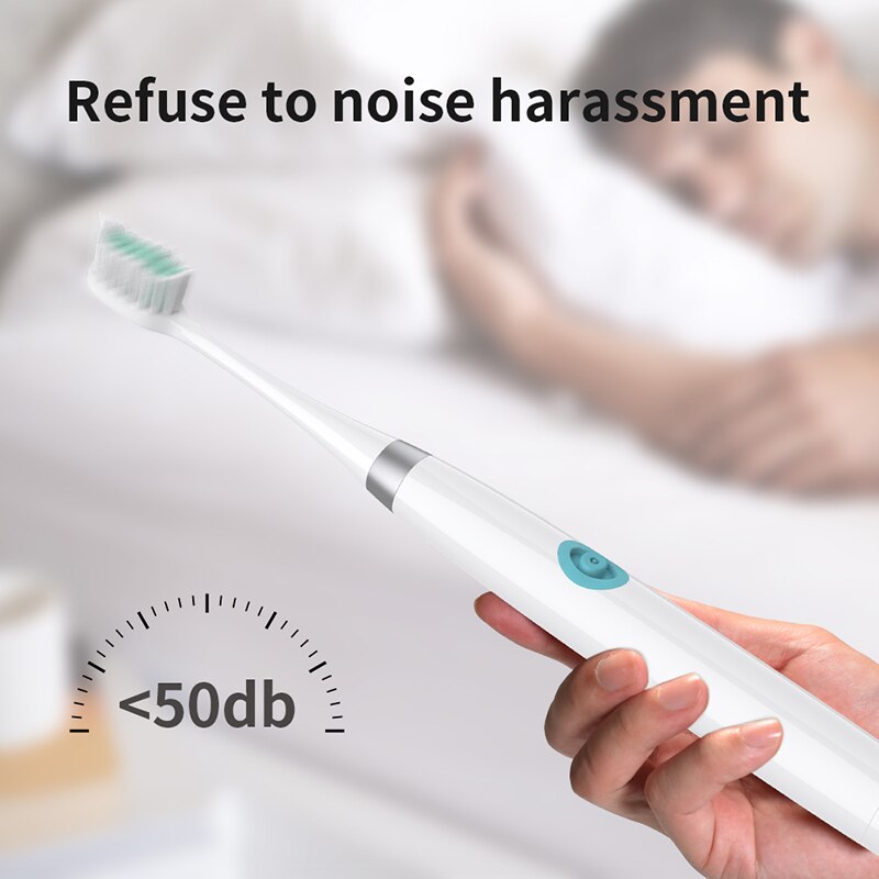 Sonic Toothbrush Electric ToothBrush Battery Operated Oral Hygiene Non Rechargeable Tooth Brush Deep Clean Adult Waterproof IPX7