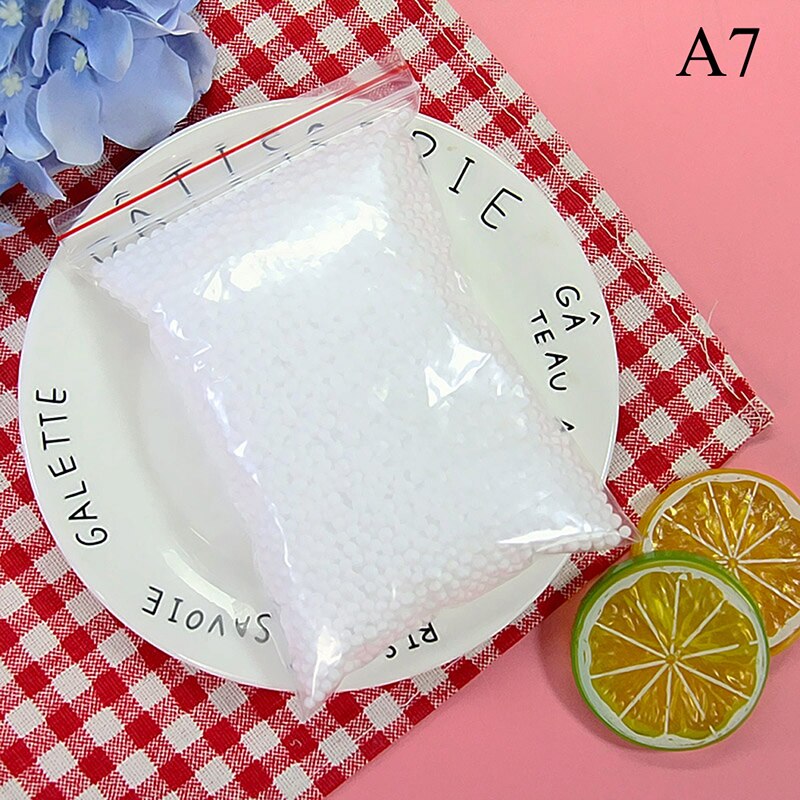 1 paquet de boules de polystyrène styromousse bouteille bricolage neige boue particules accessoires boules de boue petites minuscules perles de mousse pour remplissage de mousse: A7