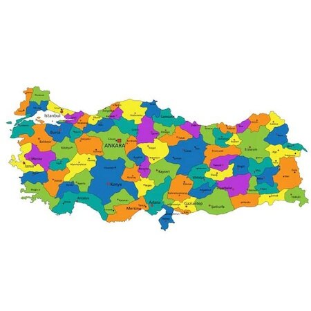 3D Dimensional Color Map Wall Paper 288501162