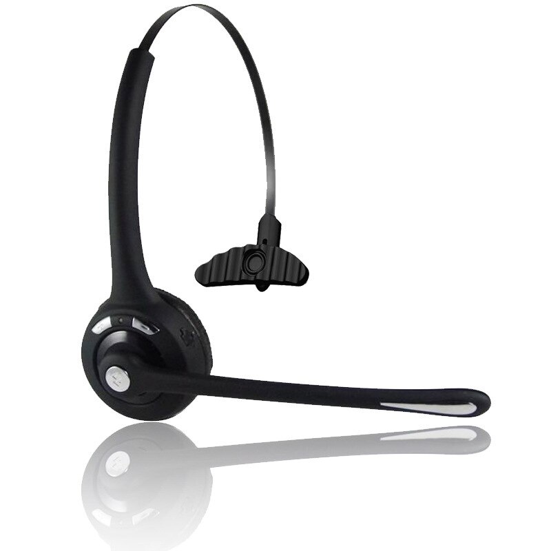 Head-mounted mono game operator office Bluetooth headset with microphone
