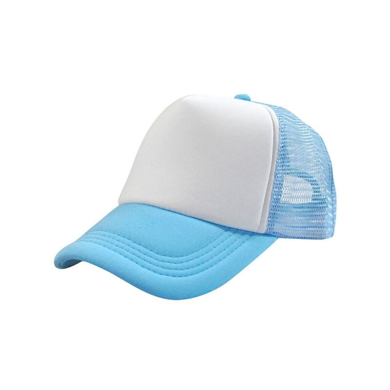 Verstelbare fietsmuts unisex effen sport golfpet trucker mesh unisex aantrekkelijke blanco zomer viziermutsen: Tlw