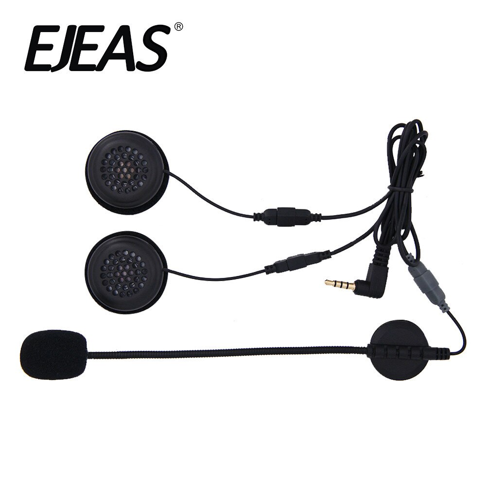 EJEAS E6 intercomunicador para casco de motocicleta oreja altavoz auriculares micrófono Bluetooth altavoz Clip accesorios para E6 E6 más intercomunicador