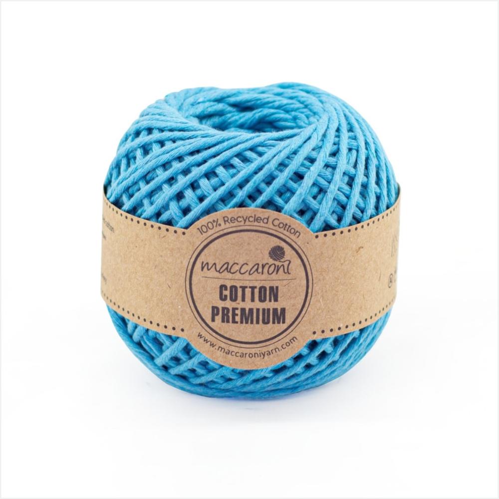 Macaroni bomuld premium macrame garn enkelt snoet 1 mm
