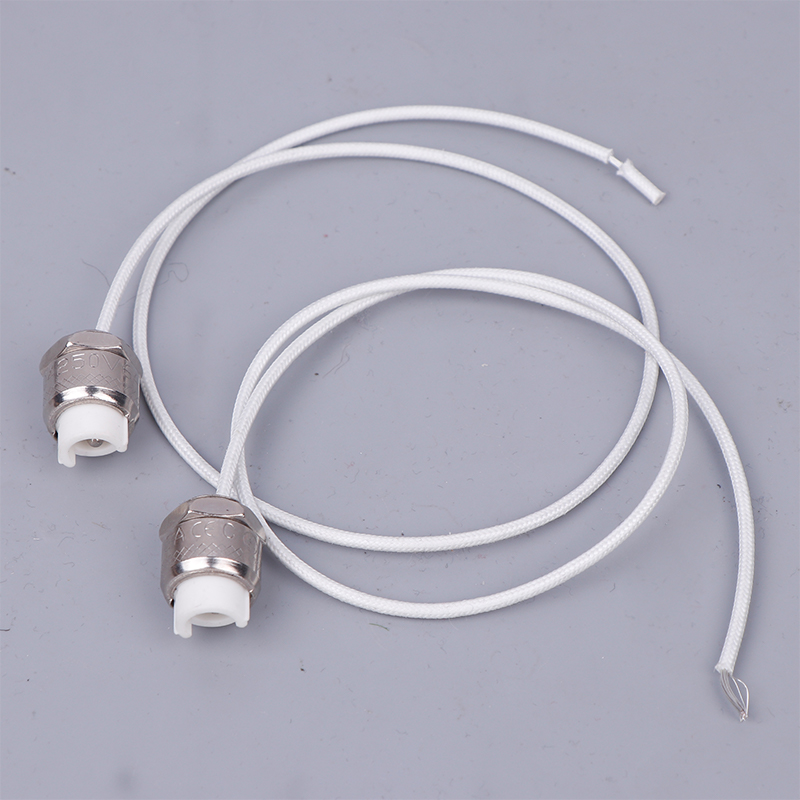 2 stuks  r7s keramische lamphouders, lampkop, buislamp, ledverlichting, lampbuis, verwarmingsbuis, testbuislamphouder
