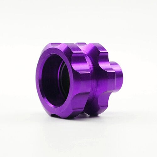 Scooter modifié cyclomoteur CNC en alliage d'aluminium porte-clés chaîne pour moto: Purple 1