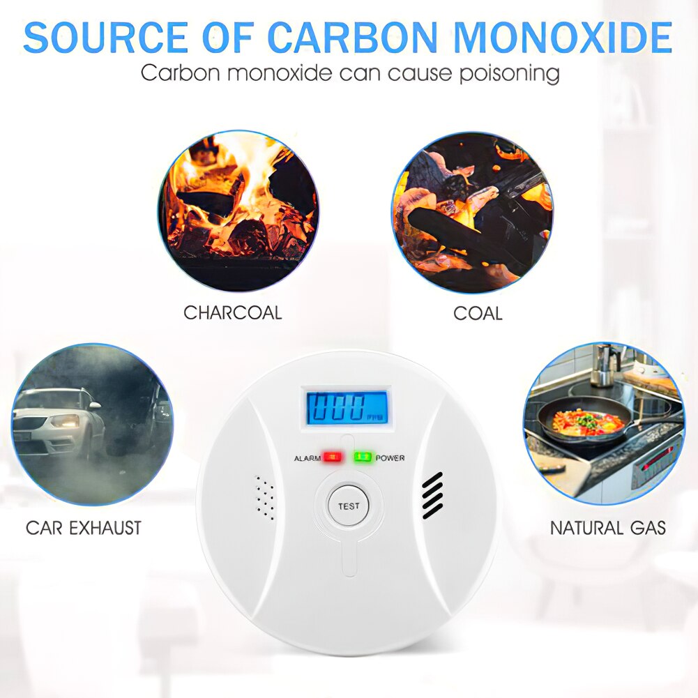 Gevoelige Home CO2 Sensor Detector Draadloze Co Ko... – Grandado