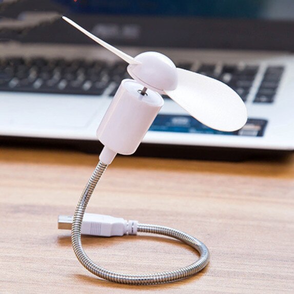 Usb Mini Vouw Kan Voeg Water Fans Draagbare Houden Kleine Fans Originaliteit Kleine Elektrische Huishoudelijke Apparaten Desktop Elektrische Ventilator: White 1pc