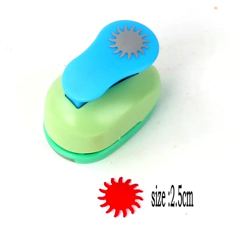 1.3cm-5.0cm sun shape Handmade Crafts Scrapbooking Tool Paper Punch DIY Card Punches Embossing device Stamping punches sun: 6.99
