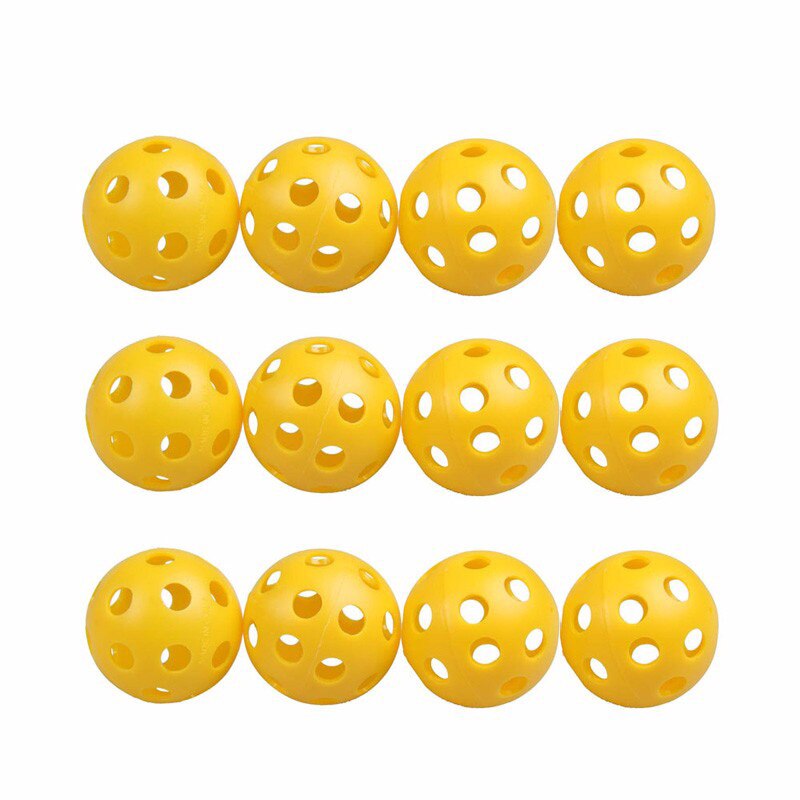 6 stk golfkugler plast hule kugle golf praksis sport golf tilbehør