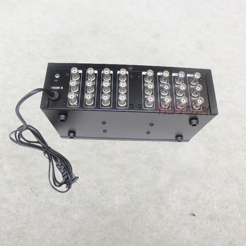 Amplificateur de distributeur vidéo BNC Composite 8 en 16 sorties, séparateur de 8 à 16 canaux pour caméra de sécurité CCTV,