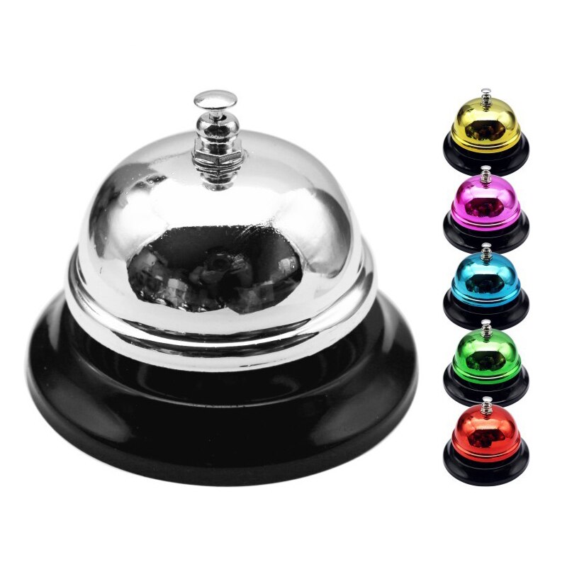 65mm ringe bjelle skrivebord julekjøkken hotelldisk resepsjon juleklokker liten enkeltklokke spiseklokkebord innkallingsklokke