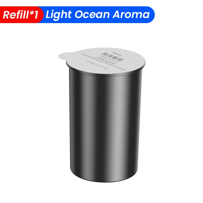 Baseus odświeżacz powietrza robić samochodu oczyszczacz z wentylatorem zapach formaldehyd eliminator rozpylacz robić aromaterapii filtr powietrza robić domu biurowego: ocean Aroma Refill