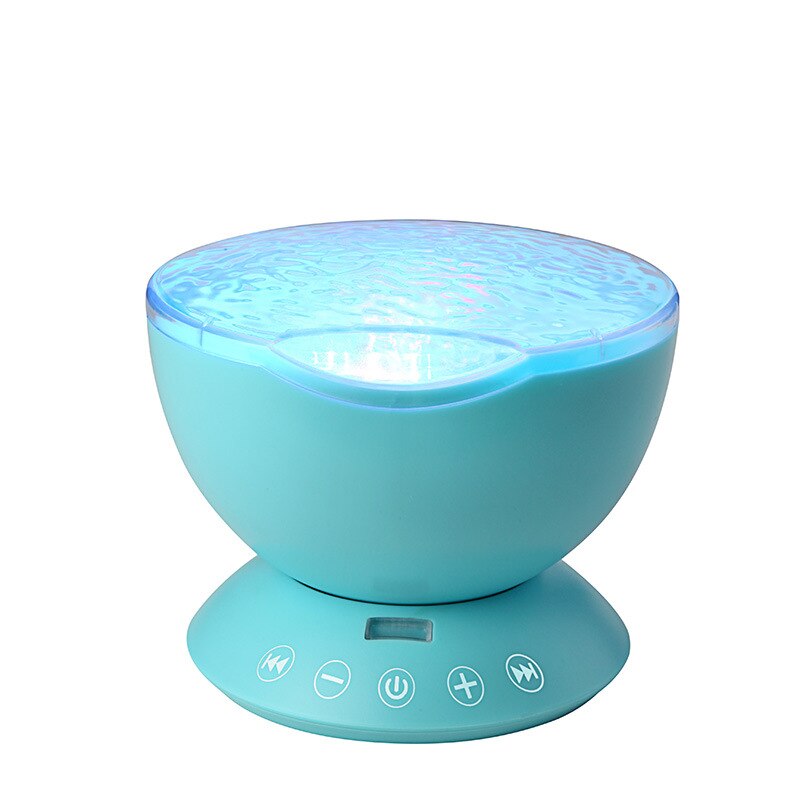 Baby Lichtgevende Speelgoed Nachtrust Light Star Sky Ocean Wave Muziekspeler Projector Lamp Baby Kids Led Slaap Sussen Lichten: Blauw