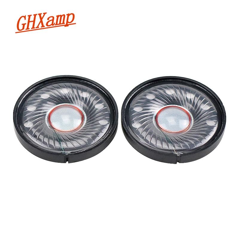 GHXAMP HiFi 50mm Kopfhörer Lautsprecher Einheit 32Ohm Subwoofer Bluetooth Lautsprecher Niedrigen Frequenz Helm Headset Fahrer 118dB 2 stücke